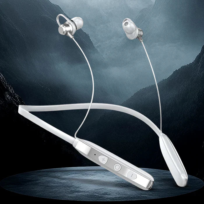 Magnetic ON-OFF Earbuds Neckband Bluetooth Headset | Fast Charge | High Bass