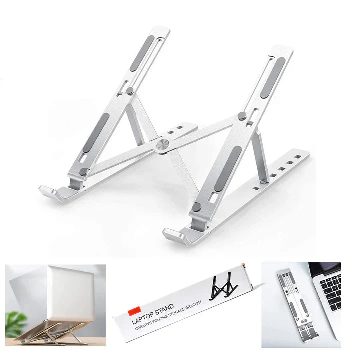 Portable Metal Laptop Stand with 6 Adjustable Angles