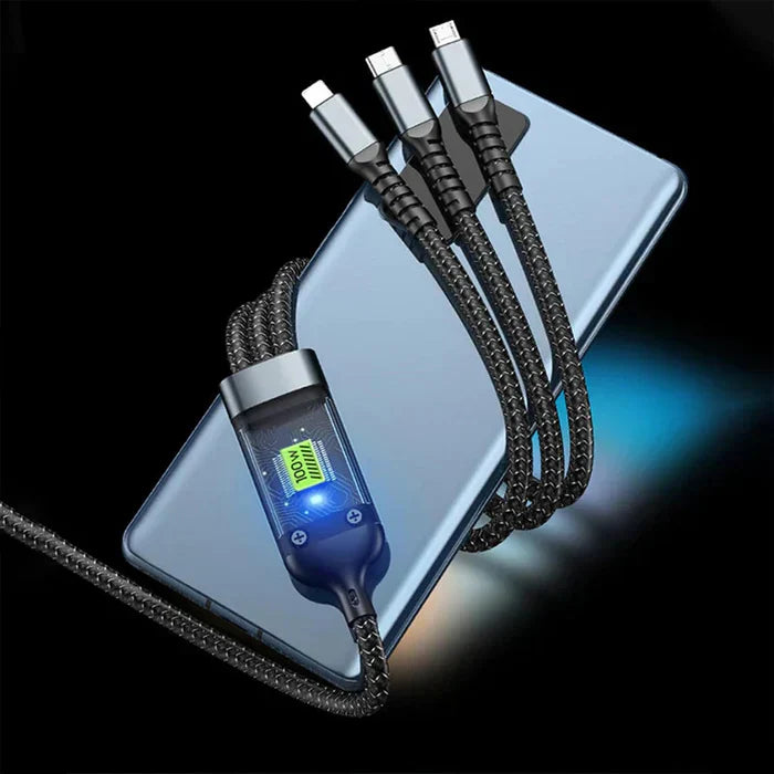 3-in-1 Super Fast Charging Cable 100w