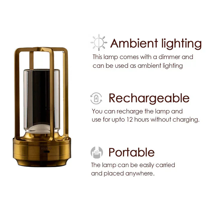 Crystal Lantern Crystal Lantern premium Table Lamp