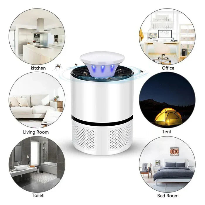 USB Smart Mosquito Killer Lamp | Safe, Chemical-Free Insect Trap for Indoor & Outdoor Use