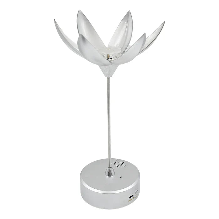 Lotus Flower Lamp with Music & Touch Control