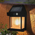 Solar Wall Lantern with Motion Sensor | Outdoor Wireless Dusk to Dawn Porch Light