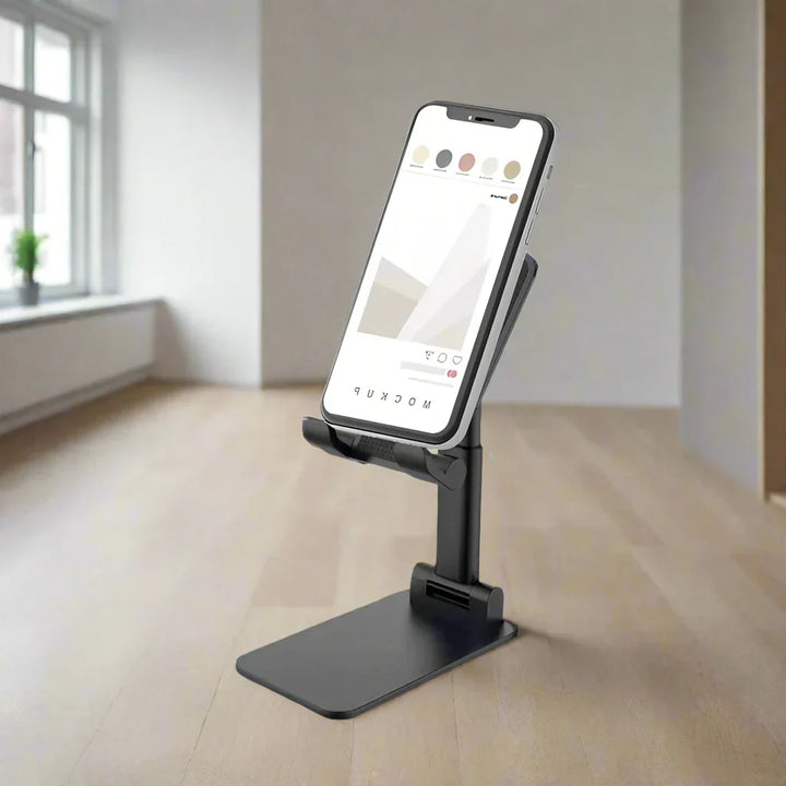 Foldable Portable Desktop Adjustable Stand for Smartphones & Tablets