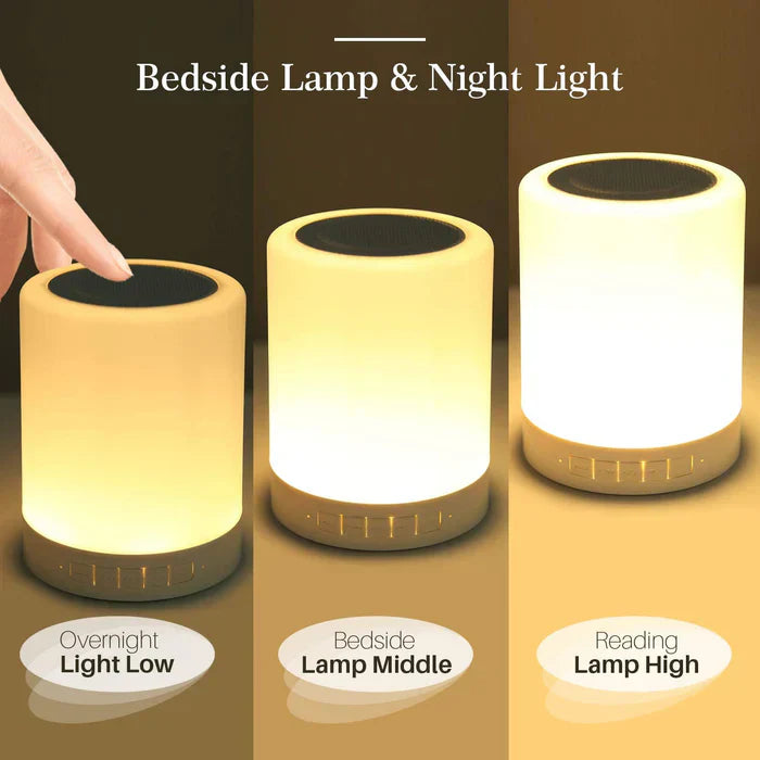 Wireless Night Light LED Touch Lamp Speaker