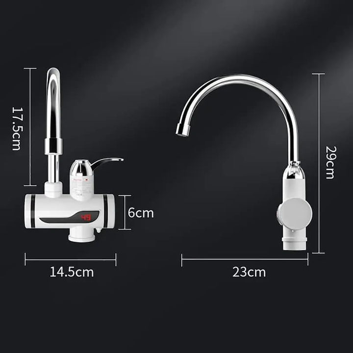 Stainless Steel LED Digital Display Instant Heating Electric Water Heater Faucet Tap