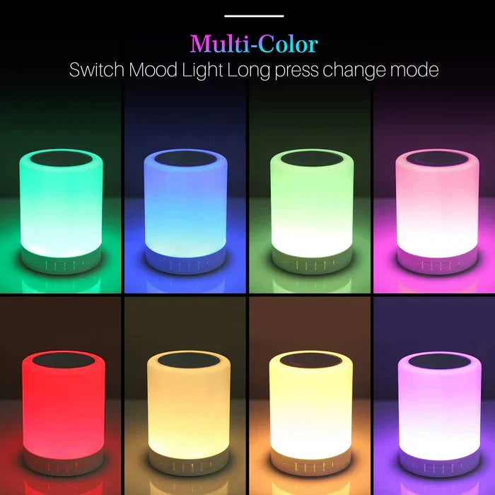 Wireless Night Light LED Touch Lamp Speaker