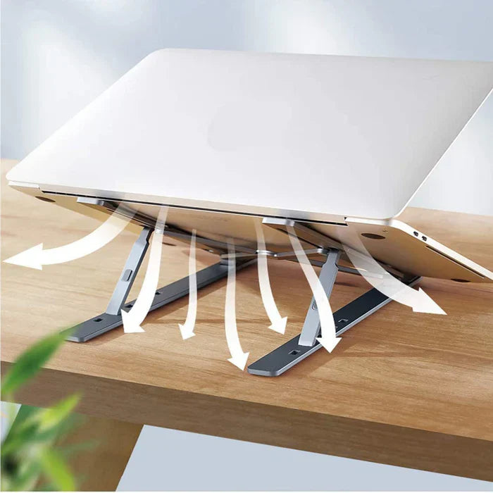 Portable Metal Laptop Stand with 6 Adjustable Angles