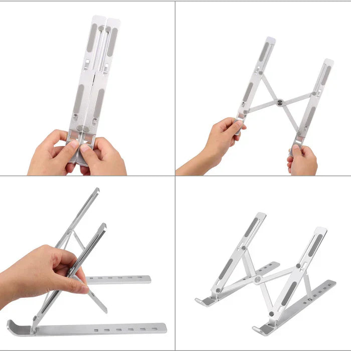 Portable Metal Laptop Stand with 6 Adjustable Angles