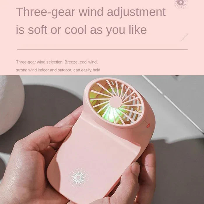 Portable Mobile Phone Holder Fan Personal Fan Multi- Function Fan