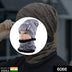 Soft Unisex Woolen Beanie Cap + Muffler Scarf Set Black