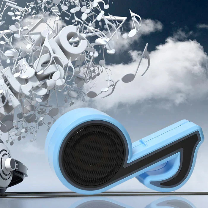 Mini Portable Music Note Bluetooth Speaker with LED Lighting